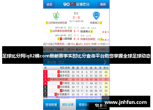 足球比分网iq82椣com最新赛事实时比分查询平台助您掌握全球足球动态
